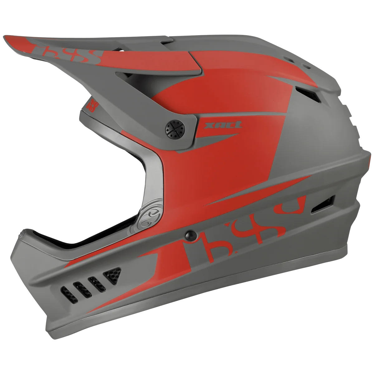 Helm Xact Evo rot-graphit – Image 3