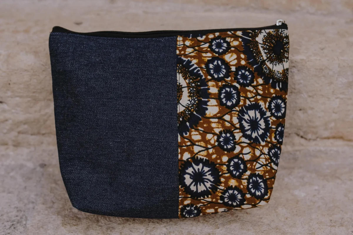 Pochette en denim et en wax n°4 – Image 2