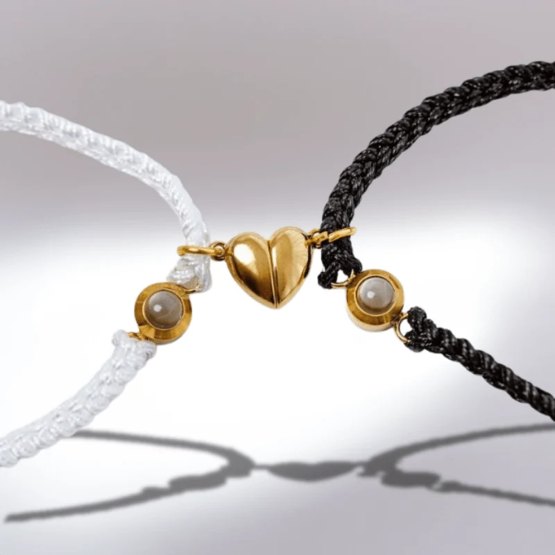 Bracelet Couple Personnalisé Photo – Image 2